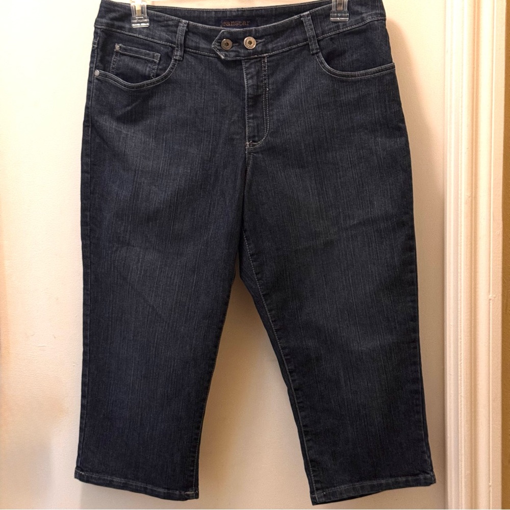 Jeanstar Dark Blue Cropped Jeans